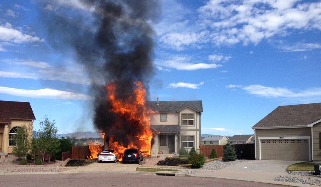 Crews respond to house fire east of Colorado Springs - KOAA.com