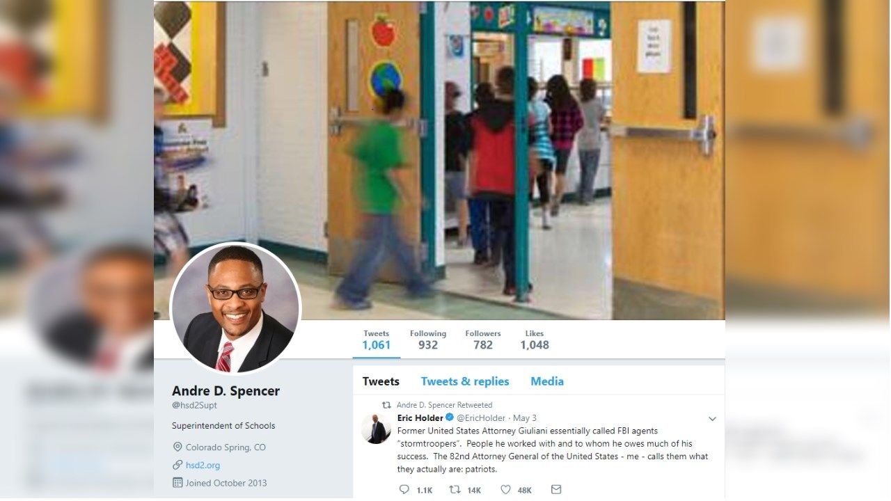 D2's Board of Education has accepted the resignation of Superintendent Dr. Andre D. Spencer (Twitter)